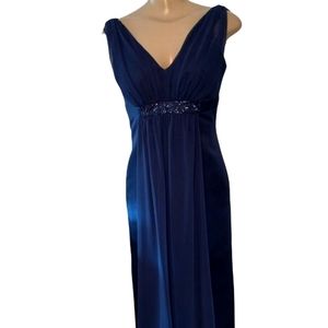 Size 4 navy blue David Bridal bridesmaid's
